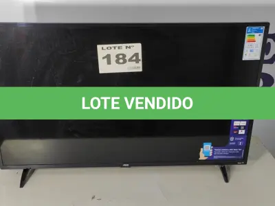 LOTE 184 - 01 - SMART TV 43” FULL HD LED AOC 43S5195/78G (NO ESTADO, NÃO SABEMOS SE FUNCIONA. LEILÃO NÃO TEM GARANTIA E NEM DEVOLUÇÃO, SUJEITO A POSSÍVEIS AVARIAS VISÍVEIS/OCULTAS E/OU AUSÊNCIA DE COMPONENTES)