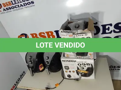 LOTE 098 - 04 - FRITADEIRAS SEM ÓLEO AIR FRYER, MONDIAL 110V (NO ESTADO, NÃO SABEMOS SE FUNCIONA. LEILÃO NÃO TEM GARANTIA E NEM DEVOLUÇÃO, SUJEITO A POSSÍVEIS AVARIAS VISÍVEIS/OCULTAS E/OU AUSÊNCIA DE COMPONENTES)
