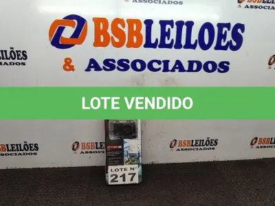 LOTE 217 - 01 - CÂMERA DE AÇÃO ACTION+SELFIE 4K WI-FI - TELA LCD 2POL - 16MP 30 FPS - ATRIO - DC191 (NO ESTADO, NÃO SABEMOS SE FUNCIONA. LEILÃO NÃO TEM GARANTIA E NEM DEVOLUÇÃO, SUJEITO A POSSÍVEIS AVARIAS VISÍVEIS/OCULTAS E/OU AUSÊNCIA DE COMPONENTES)
