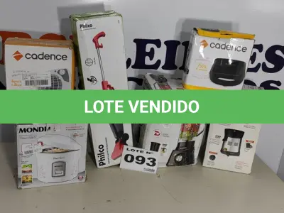 LOTE 093 - 06 – ELETRODOMÉSTICOS DIVERSOS (NO ESTADO, NÃO SABEMOS SE FUNCIONA. LEILÃO NÃO TEM GARANTIA E NEM DEVOLUÇÃO, SUJEITO A POSSÍVEIS AVARIAS VISÍVEIS/OCULTAS E/OU AUSÊNCIA DE COMPONENTES)