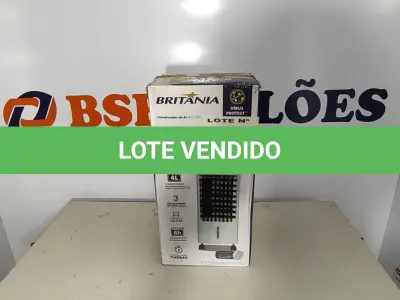 LOTE 074 - 01 - CLIMATIZADOR DE AR BRITÂNIA 5 EM 1 BCL05FI 127VOLTS (NO ESTADO, NÃO SABEMOS SE FUNCIONA. LEILÃO NÃO TEM GARANTIA E NEM DEVOLUÇÃO, SUJEITO A POSSÍVEIS AVARIAS VISÍVEIS/OCULTAS E/OU AUSÊNCIA DE COMPONENTES)
