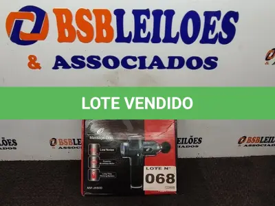 LOTE 068 - 01 - MASSAGEADOR MUSCULAR PROFISSIONAL DE 30 VELOCIDADES MASSAGE GUN MW-2650D - BIVOLT (NO ESTADO, NÃO SABEMOS SE FUNCIONA. LEILÃO NÃO TEM GARANTIA E NEM DEVOLUÇÃO, SUJEITO A POSSÍVEIS AVARIAS VISÍVEIS/OCULTAS E/OU AUSÊNCIA DE COMPONENTES)