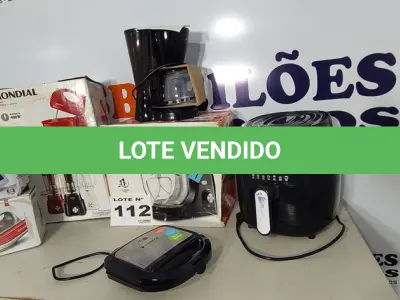 LOTE 112 - 08 – ELETRODOMÉSTICOS DIVERSOS (NO ESTADO, NÃO SABEMOS SE FUNCIONA. LEILÃO NÃO TEM GARANTIA E NEM DEVOLUÇÃO, SUJEITO A POSSÍVEIS AVARIAS VISÍVEIS/OCULTAS E/OU AUSÊNCIA DE COMPONENTES)