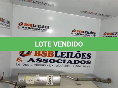 LOTE 045 - 01 - ESCAPAMENTO SILENCIOSO ORIGINAL FIAT MOBI 1.0 8V 4CC ORIGINAL (52068229) (NO ESTADO, NÃO SABEMOS SE FUNCIONA. LEILÃO NÃO TEM GARANTIA E NEM DEVOLUÇÃO, SUJEITO A POSSÍVEIS AVARIAS VISÍVEIS/OCULTAS E/OU AUSÊNCIA DE COMPONENTES)