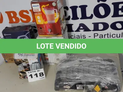 LOTE 118 - 06 – ELETRODOMÉSTICOS DIVERSOS (NO ESTADO, NÃO SABEMOS SE FUNCIONA. LEILÃO NÃO TEM GARANTIA E NEM DEVOLUÇÃO, SUJEITO A POSSÍVEIS AVARIAS VISÍVEIS/OCULTAS E/OU AUSÊNCIA DE COMPONENTES)