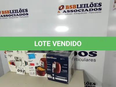 LOTE 052 - 03 – ELETRODOMÉSTICOS 110V DIVERSOS (NO ESTADO, NÃO SABEMOS SE FUNCIONA. LEILÃO NÃO TEM GARANTIA E NEM DEVOLUÇÃO, SUJEITO A POSSÍVEIS AVARIAS VISÍVEIS/OCULTAS E/OU AUSÊNCIA DE COMPONENTES)