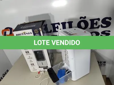 LOTE 041 - 01 - CLIMATIZADOR DE AR BRITÂNIA 5 EM 1 BCL05FI 127VOLTS (NO ESTADO, NÃO SABEMOS SE FUNCIONA. LEILÃO NÃO TEM GARANTIA E NEM DEVOLUÇÃO, SUJEITO A POSSÍVEIS AVARIAS VISÍVEIS/OCULTAS E/OU AUSÊNCIA DE COMPONENTES)
