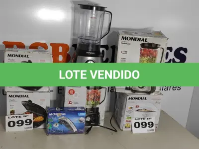 LOTE 099 - 06 – ELETRODOMÉSTICOS DIVERSOS (NO ESTADO, NÃO SABEMOS SE FUNCIONA. LEILÃO NÃO TEM GARANTIA E NEM DEVOLUÇÃO, SUJEITO A POSSÍVEIS AVARIAS VISÍVEIS/OCULTAS E/OU AUSÊNCIA DE COMPONENTES)