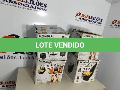 LOTE 117 - 04 - FRITADEIRAS SEM ÓLEO AIR FRYER 5LITROS, MONDIAL 110V (NO ESTADO, NÃO SABEMOS SE FUNCIONA. LEILÃO NÃO TEM GARANTIA E NEM DEVOLUÇÃO, SUJEITO A POSSÍVEIS AVARIAS VISÍVEIS/OCULTAS E/OU AUSÊNCIA DE COMPONENTES)