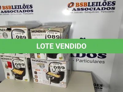LOTE 089 - 04 - FRITADEIRAS SEM ÓLEO AIR FRYER 5LITROS, MONDIAL 110V (NO ESTADO, NÃO SABEMOS SE FUNCIONA. LEILÃO NÃO TEM GARANTIA E NEM DEVOLUÇÃO, SUJEITO A POSSÍVEIS AVARIAS VISÍVEIS/OCULTAS E/OU AUSÊNCIA DE COMPONENTES)