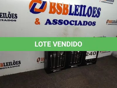 LOTE 240 - 03 - KITS JOGO TALHERES LINHA SANKIT 20 PEÇAS PRATA - PREMIUM (NO ESTADO, NÃO SABEMOS SE FUNCIONA. LEILÃO NÃO TEM GARANTIA E NEM DEVOLUÇÃO, SUJEITO A POSSÍVEIS AVARIAS VISÍVEIS/OCULTAS E/OU AUSÊNCIA DE COMPONENTES)