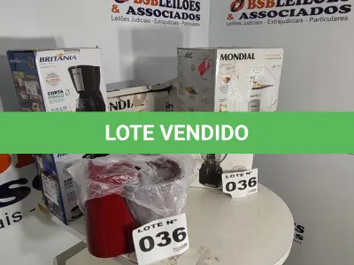 LOTE 036 - 06 – ELETRODOMÉSTICOS 110V DIVERSOS (NO ESTADO, NÃO SABEMOS SE FUNCIONA. LEILÃO NÃO TEM GARANTIA E NEM DEVOLUÇÃO, SUJEITO A POSSÍVEIS AVARIAS VISÍVEIS/OCULTAS E/OU AUSÊNCIA DE COMPONENTES)