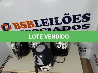 LOTE 111 - 04 - FRITADEIRAS SEM ÓLEO AIR FRYER, MONDIAL 110V (NO ESTADO, NÃO SABEMOS SE FUNCIONA. LEILÃO NÃO TEM GARANTIA E NEM DEVOLUÇÃO, SUJEITO A POSSÍVEIS AVARIAS VISÍVEIS/OCULTAS E/OU AUSÊNCIA DE COMPONENTES)