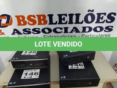 LOTE 146 - 04 – CPU HP I5 SEM HD E MEMORIA (NO ESTADO, NÃO SABEMOS SE FUNCIONA. LEILÃO NÃO TEM GARANTIA E NEM DEVOLUÇÃO, SUJEITO A POSSÍVEIS AVARIAS VISÍVEIS/OCULTAS E/OU AUSÊNCIA DE COMPONENTES)