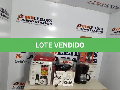LOTE 046 - 08 – ELETRODOMÉSTICOS 110V DIVERSOS (NO ESTADO, NÃO SABEMOS SE FUNCIONA. LEILÃO NÃO TEM GARANTIA E NEM DEVOLUÇÃO, SUJEITO A POSSÍVEIS AVARIAS VISÍVEIS/OCULTAS E/OU AUSÊNCIA DE COMPONENTES)