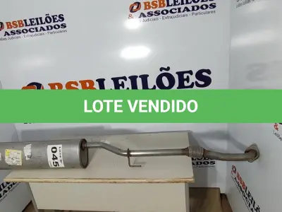 LOTE 045 - 01 - ESCAPAMENTO SILENCIOSO ORIGINAL FIAT MOBI 1.0 8V 4CC ORIGINAL (52068229) (NO ESTADO, NÃO SABEMOS SE FUNCIONA. LEILÃO NÃO TEM GARANTIA E NEM DEVOLUÇÃO, SUJEITO A POSSÍVEIS AVARIAS VISÍVEIS/OCULTAS E/OU AUSÊNCIA DE COMPONENTES)