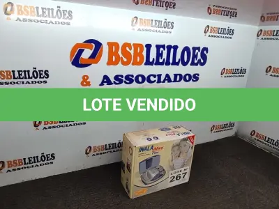 LOTE 267 - 01 - INALADOR COMPRESSOR INALAMAX PLUS, OMRON (NO ESTADO, NÃO SABEMOS SE FUNCIONA. LEILÃO NÃO TEM GARANTIA E NEM DEVOLUÇÃO, SUJEITO A POSSÍVEIS AVARIAS VISÍVEIS/OCULTAS E/OU AUSÊNCIA DE COMPONENTES)