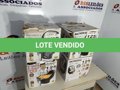 LOTE 125 - 04 - FRITADEIRAS SEM ÓLEO AIR FRYER 5LITROS, MONDIAL 110V (NO ESTADO, NÃO SABEMOS SE FUNCIONA. LEILÃO NÃO TEM GARANTIA E NEM DEVOLUÇÃO, SUJEITO A POSSÍVEIS AVARIAS VISÍVEIS/OCULTAS E/OU AUSÊNCIA DE COMPONENTES)