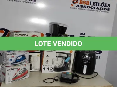 LOTE 112 - 08 – ELETRODOMÉSTICOS DIVERSOS (NO ESTADO, NÃO SABEMOS SE FUNCIONA. LEILÃO NÃO TEM GARANTIA E NEM DEVOLUÇÃO, SUJEITO A POSSÍVEIS AVARIAS VISÍVEIS/OCULTAS E/OU AUSÊNCIA DE COMPONENTES)