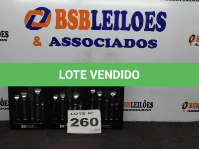 LOTE 260 - 03 - KITS JOGO TALHERES LINHA SANKIT 20 PEÇAS PRATA - PREMIUM (NO ESTADO, NÃO SABEMOS SE FUNCIONA. LEILÃO NÃO TEM GARANTIA E NEM DEVOLUÇÃO, SUJEITO A POSSÍVEIS AVARIAS VISÍVEIS/OCULTAS E/OU AUSÊNCIA DE COMPONENTES)