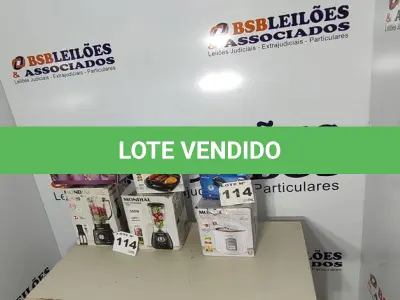 LOTE 114 - 06 – ELETRODOMÉSTICOS DIVERSOS (NO ESTADO, NÃO SABEMOS SE FUNCIONA. LEILÃO NÃO TEM GARANTIA E NEM DEVOLUÇÃO, SUJEITO A POSSÍVEIS AVARIAS VISÍVEIS/OCULTAS E/OU AUSÊNCIA DE COMPONENTES)