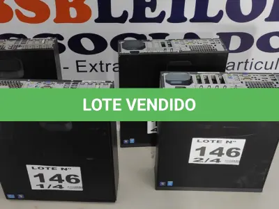 LOTE 146 - 04 – CPU HP I5 SEM HD E MEMORIA (NO ESTADO, NÃO SABEMOS SE FUNCIONA. LEILÃO NÃO TEM GARANTIA E NEM DEVOLUÇÃO, SUJEITO A POSSÍVEIS AVARIAS VISÍVEIS/OCULTAS E/OU AUSÊNCIA DE COMPONENTES)