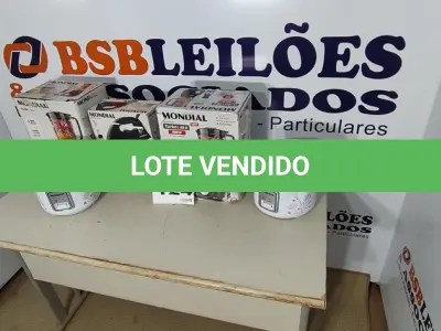 LOTE 124 - 06 – ELETRODOMÉSTICOS DIVERSOS (NO ESTADO, NÃO SABEMOS SE FUNCIONA. LEILÃO NÃO TEM GARANTIA E NEM DEVOLUÇÃO, SUJEITO A POSSÍVEIS AVARIAS VISÍVEIS/OCULTAS E/OU AUSÊNCIA DE COMPONENTES)