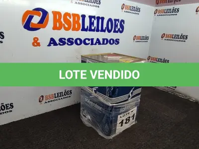 LOTE 181 - 01 - TINTA ACABAMENTO VERDE ACETINADO SOLVENTEX INDUSTRIAL 18 LITROS (NO ESTADO, NÃO SABEMOS SE FUNCIONA. LEILÃO NÃO TEM GARANTIA E NEM DEVOLUÇÃO, SUJEITO A POSSÍVEIS AVARIAS VISÍVEIS/OCULTAS E/OU AUSÊNCIA DE COMPONENTES)