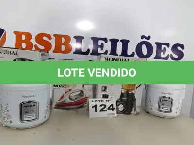LOTE 124 - 06 – ELETRODOMÉSTICOS DIVERSOS (NO ESTADO, NÃO SABEMOS SE FUNCIONA. LEILÃO NÃO TEM GARANTIA E NEM DEVOLUÇÃO, SUJEITO A POSSÍVEIS AVARIAS VISÍVEIS/OCULTAS E/OU AUSÊNCIA DE COMPONENTES)