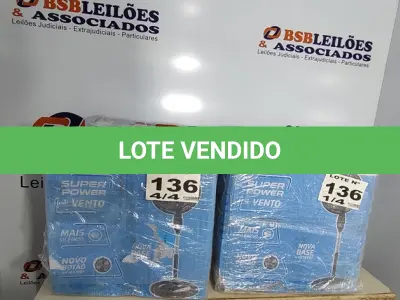LOTE 136 - 04 - VENTILADORES DIVERSOS 110V (NO ESTADO, NÃO SABEMOS SE FUNCIONA. LEILÃO NÃO TEM GARANTIA E NEM DEVOLUÇÃO, SUJEITO A POSSÍVEIS AVARIAS VISÍVEIS/OCULTAS E/OU AUSÊNCIA DE COMPONENTES)