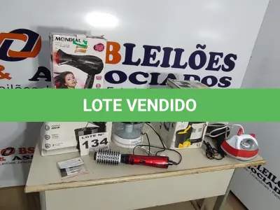 LOTE 134 - 07 – ELETRODOMÉSTICOS DIVERSOS (NO ESTADO, NÃO SABEMOS SE FUNCIONA. LEILÃO NÃO TEM GARANTIA E NEM DEVOLUÇÃO, SUJEITO A POSSÍVEIS AVARIAS VISÍVEIS/OCULTAS E/OU AUSÊNCIA DE COMPONENTES)