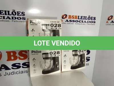 LOTE 028 - 03 - BATEDEIRA PLANETÁRIA PHILCO 127V (NO ESTADO, NÃO SABEMOS SE FUNCIONA. LEILÃO NÃO TEM GARANTIA E NEM DEVOLUÇÃO, SUJEITO A POSSÍVEIS AVARIAS VISÍVEIS/OCULTAS E/OU AUSÊNCIA DE COMPONENTES)