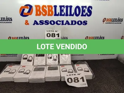 LOTE 081 - 10 - FONES DE OUVIDO BLUETOOTH SPORT WIRELESS JB-227 (NO ESTADO, NÃO SABEMOS SE FUNCIONA. LEILÃO NÃO TEM GARANTIA E NEM DEVOLUÇÃO, SUJEITO A POSSÍVEIS AVARIAS VISÍVEIS/OCULTAS E/OU AUSÊNCIA DE COMPONENTES)