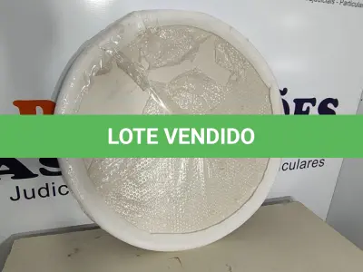 LOTE 050 - 01 - PRATO GIRATÓRIO 80 CM SOBREPOR PARA CENTRO DE MESA (NO ESTADO, NÃO SABEMOS SE FUNCIONA. LEILÃO NÃO TEM GARANTIA E NEM DEVOLUÇÃO, SUJEITO A POSSÍVEIS AVARIAS VISÍVEIS/OCULTAS E/OU AUSÊNCIA DE COMPONENTES)