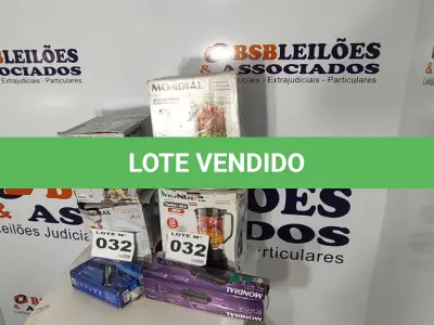LOTE 032 - 06 – ELETRODOMÉSTICOS DIVERSOS (NO ESTADO, NÃO SABEMOS SE FUNCIONA. LEILÃO NÃO TEM GARANTIA E NEM DEVOLUÇÃO, SUJEITO A POSSÍVEIS AVARIAS VISÍVEIS/OCULTAS E/OU AUSÊNCIA DE COMPONENTES)