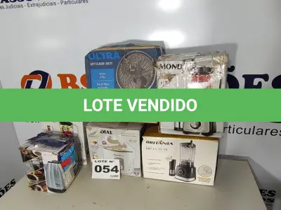 LOTE 054 - 06 – ELETRODOMÉSTICOS 110V DIVERSOS (NO ESTADO, NÃO SABEMOS SE FUNCIONA. LEILÃO NÃO TEM GARANTIA E NEM DEVOLUÇÃO, SUJEITO A POSSÍVEIS AVARIAS VISÍVEIS/OCULTAS E/OU AUSÊNCIA DE COMPONENTES)