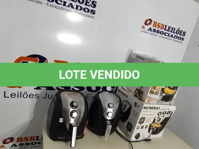 LOTE 098 - 04 - FRITADEIRAS SEM ÓLEO AIR FRYER, MONDIAL 110V (NO ESTADO, NÃO SABEMOS SE FUNCIONA. LEILÃO NÃO TEM GARANTIA E NEM DEVOLUÇÃO, SUJEITO A POSSÍVEIS AVARIAS VISÍVEIS/OCULTAS E/OU AUSÊNCIA DE COMPONENTES)
