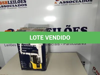 LOTE 104 - 01 - LAVADORA DE ALTA PRESSÃO ELECTROLUX UWS31 POWERWASH ECO 2200 127V (NO ESTADO, NÃO SABEMOS SE FUNCIONA. LEILÃO NÃO TEM GARANTIA E NEM DEVOLUÇÃO, SUJEITO A POSSÍVEIS AVARIAS VISÍVEIS/OCULTAS E/OU AUSÊNCIA DE COMPONENTES)