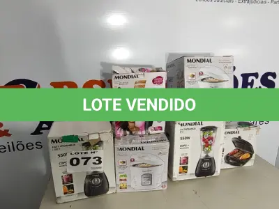 LOTE 073 - 06 – ELETRODOMÉSTICOS DIVERSOS (NO ESTADO, NÃO SABEMOS SE FUNCIONA. LEILÃO NÃO TEM GARANTIA E NEM DEVOLUÇÃO, SUJEITO A POSSÍVEIS AVARIAS VISÍVEIS/OCULTAS E/OU AUSÊNCIA DE COMPONENTES)
