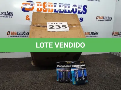LOTE 235 - 50 - PILHAS PANASONIC SUPER HYPER D COM 2 UNIDADES (NO ESTADO, NÃO SABEMOS SE FUNCIONA. LEILÃO NÃO TEM GARANTIA E NEM DEVOLUÇÃO, SUJEITO A POSSÍVEIS AVARIAS VISÍVEIS/OCULTAS E/OU AUSÊNCIA DE COMPONENTES)