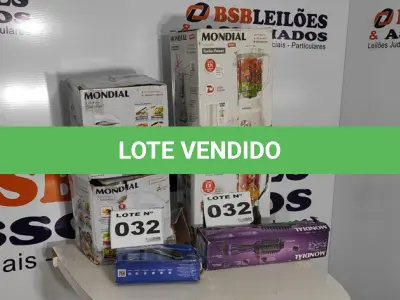 LOTE 032 - 06 – ELETRODOMÉSTICOS DIVERSOS (NO ESTADO, NÃO SABEMOS SE FUNCIONA. LEILÃO NÃO TEM GARANTIA E NEM DEVOLUÇÃO, SUJEITO A POSSÍVEIS AVARIAS VISÍVEIS/OCULTAS E/OU AUSÊNCIA DE COMPONENTES)