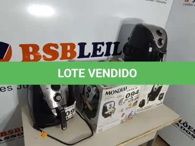 LOTE 094 - 04 - FRITADEIRAS SEM ÓLEO AIR FRYER 5LITROS, MONDIAL 110V (NO ESTADO, NÃO SABEMOS SE FUNCIONA. LEILÃO NÃO TEM GARANTIA E NEM DEVOLUÇÃO, SUJEITO A POSSÍVEIS AVARIAS VISÍVEIS/OCULTAS E/OU AUSÊNCIA DE COMPONENTES)