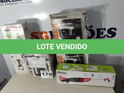 LOTE 179 - 06 – ELETRODOMÉSTICOS 110V DIVERSOS (NO ESTADO, NÃO SABEMOS SE FUNCIONA. LEILÃO NÃO TEM GARANTIA E NEM DEVOLUÇÃO, SUJEITO A POSSÍVEIS AVARIAS VISÍVEIS/OCULTAS E/OU AUSÊNCIA DE COMPONENTES)