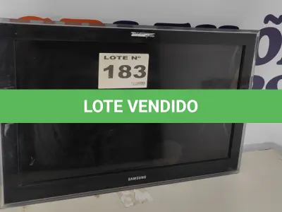 LOTE 183 - 01 - TV SAMSUNG 32 LN32D550 (NO ESTADO, NÃO SABEMOS SE FUNCIONA. LEILÃO NÃO TEM GARANTIA E NEM DEVOLUÇÃO, SUJEITO A POSSÍVEIS AVARIAS VISÍVEIS/OCULTAS E/OU AUSÊNCIA DE COMPONENTES)