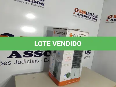 LOTE 121 - 01 - CLIMATIZADOR DE AR CADENCE CLI306 DUO TANK, 5,7 LITROS 220V (NO ESTADO, NÃO SABEMOS SE FUNCIONA. LEILÃO NÃO TEM GARANTIA E NEM DEVOLUÇÃO, SUJEITO A POSSÍVEIS AVARIAS VISÍVEIS/OCULTAS E/OU AUSÊNCIA DE COMPONENTES)