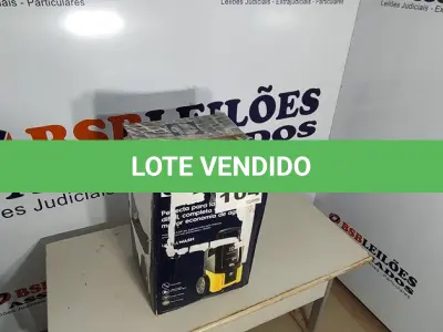 LOTE 104 - 01 - LAVADORA DE ALTA PRESSÃO ELECTROLUX UWS31 POWERWASH ECO 2200 127V (NO ESTADO, NÃO SABEMOS SE FUNCIONA. LEILÃO NÃO TEM GARANTIA E NEM DEVOLUÇÃO, SUJEITO A POSSÍVEIS AVARIAS VISÍVEIS/OCULTAS E/OU AUSÊNCIA DE COMPONENTES)
