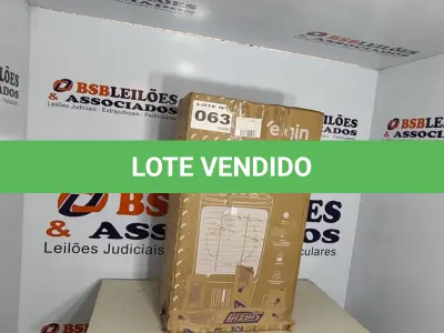 LOTE 063 - 01 - CLIMATIZADOR DE AR ELGIN BIG AIR, 45 LITROS 110V (NO ESTADO, NÃO SABEMOS SE FUNCIONA. LEILÃO NÃO TEM GARANTIA E NEM DEVOLUÇÃO, SUJEITO A POSSÍVEIS AVARIAS VISÍVEIS/OCULTAS E/OU AUSÊNCIA DE COMPONENTES)