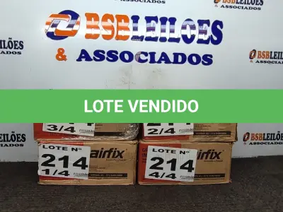 LOTE 214 - 04 - CAIXAS DE GRAMPO PARA GRAMPEADOR 14/38 CX 15.640 UNIDADES - AIRFIX (NO ESTADO, NÃO SABEMOS SE FUNCIONA. LEILÃO NÃO TEM GARANTIA E NEM DEVOLUÇÃO, SUJEITO A POSSÍVEIS AVARIAS VISÍVEIS/OCULTAS E/OU AUSÊNCIA DE COMPONENTES)
