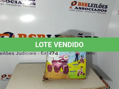 LOTE 274 - 01 - TRICICLO, BRINQUEDOS BANDEIRANTE, ZOOTICO, JOANINHA (NO ESTADO, NÃO SABEMOS SE FUNCIONA. LEILÃO NÃO TEM GARANTIA E NEM DEVOLUÇÃO, SUJEITO A POSSÍVEIS AVARIAS VISÍVEIS/OCULTAS E/OU AUSÊNCIA DE COMPONENTES)