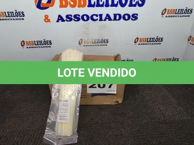 LOTE 207 - 13 - PACOTES ABRAÇADEIRAS PLÁSTICAS 400X4,8 NATURAL CONEXEL 100 UNIDADES CADA (NO ESTADO, NÃO SABEMOS SE FUNCIONA. LEILÃO NÃO TEM GARANTIA E NEM DEVOLUÇÃO, SUJEITO A POSSÍVEIS AVARIAS VISÍVEIS/OCULTAS E/OU AUSÊNCIA DE COMPONENTES)